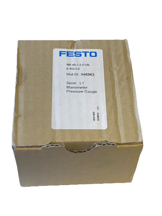 Festo 546963 MA-40-2,5-R1/8-E-RG-CS Manometer 0–2,5 bar neu1