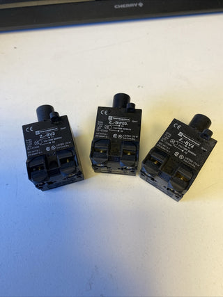 3x Telemecanique ZBV-3 Kontakt Z.. -BV3-KARTON1