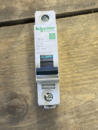 1STK SCHNEIDER ELECTRIC MULTI 9 OEM LS-SCHALTER C60H 1-POLIG 1A C-CHAR. 15KA0