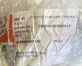 ABB Getriebemotor GCE0940084P0106 Federspannmotor 220-240V AC/DC NEU