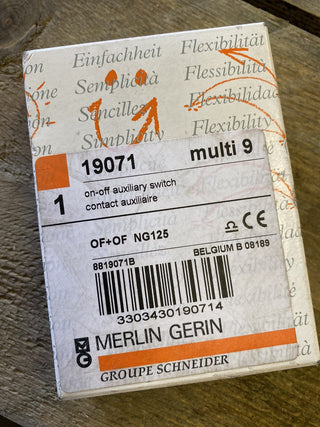 Merlin Gerin 19071 Hilfsschalter (OF+OF) für NG125 – NEU & OVP1