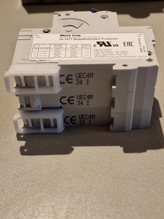 ABL Sursum 3C4UR Leitungsschutzschalter 3P 4A 480Y/277VAC Sicherungsautomat NEU4