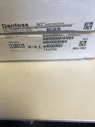 Danfoss VLT AutomationDrive FC-302 0,75kW Frequenzumrichter 131B0119 NEU OVP0