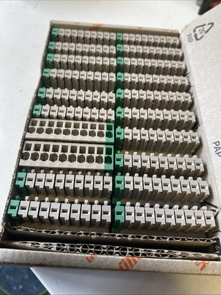 Weidmüller ZP 2.5/1AN/10 GN/BE Stecker | 1867170000 | OVP 20 Stück NEU