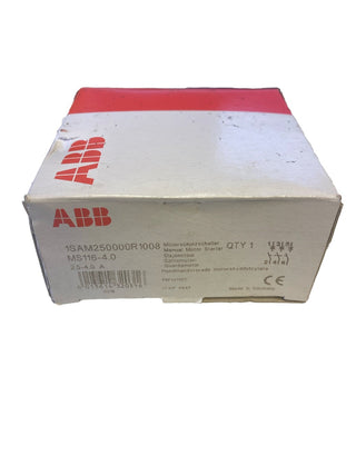 ABB MS116-4 Motorschutzschalter einstellbar 2,5...4,0 A (Art.-Nr. 1SAM250000R1000