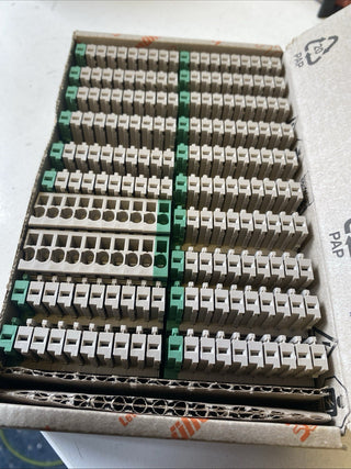 Weidmüller ZP 2.5/1AN/10 GN/BE Stecker | 1867170000 | OVP 20 Stück NEU