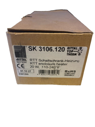 Rittal SK 3106.120 Schaltschrankheizung / Panelheizung 110-240V 20W NEU0