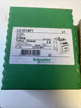 Schneider Electric TeSys D Leistungsschütz LC1D18F7 – NEU & OVP1