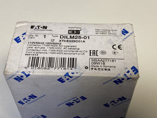 Eaton DILM25-01 Leistungsschütz 11kW 400V AC 25A 277161 neu