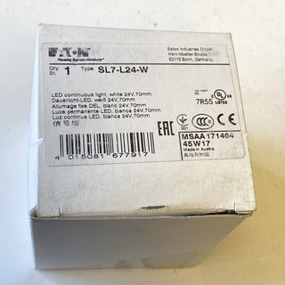 EATON SL7-L24-W Dauerlicht LED weiß 24V Signalmodul Neu1