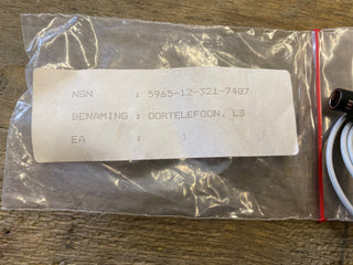 OORTELEFON FAG Kugelfischer 852.2222.4002.11 – Vintage Kopfhörer / Sprechsatz –1
