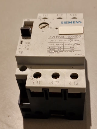 Siemens 3VU1300-1MM00 Schutzschalter 10-16A 50/60Hz Schalter0