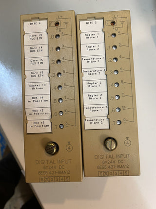 2X Siemens 6ES5 421-8MA12 Simatic S5 Digitale Eingabe2