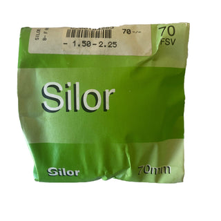 34x Silor Einstärkengläser Vintage Rohgläser ungeschnitten -1.50 -2.25 Neu NOS2