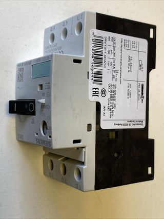 Siemens SIRIUS Motorschutzschalter 3RV1011-0CA10 (Baugröße S00)3