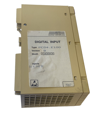 Saia Burgess PCD4.E10 | 16 Digitale Eingänge 24V DC | SPS Modul PCD4.E1001