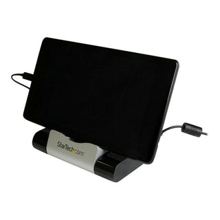 StarTech.com 3-Port USB 3.0 Hub (ST4300U3C1B) mit Schnellladeanschluss & Tablet-1