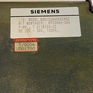 Siemens SINUMERIK 6FC3984-3RA | E/A-Modul 64E/32A1