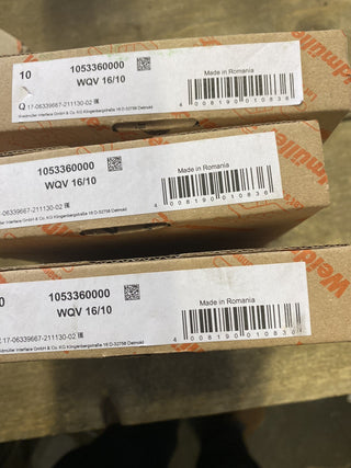 10x Weidmüller WQV 16/10 Querverbinder 10-polig 1053360000 - NEU & OVP (1 VPE)1