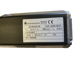Dunkermotoren BG 65SX50 PB 24V 3660rpm Servomotor + SG 120 i=40 Getriebe2