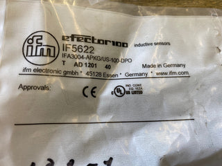 Ifm Electronic Sensor,ind.,M12x1 1Ö,f.:400Hz,DC,IP67 IF56220