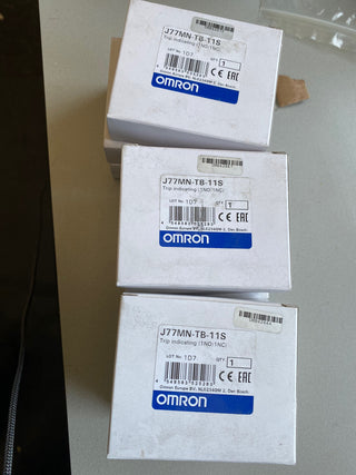 OMRON J77MN-TB-11S Meldeschalter / Signalschalter für Motorschutzschalter – NEU2