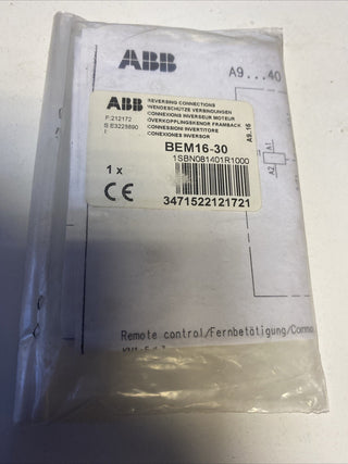 ABB 1SBN081401R1000 BEM16-30 (PACKUNG MIT 2 STÜCK) NSMP0