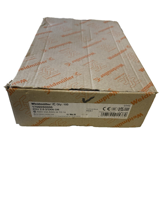100x Weidmüller ZDU 2.5-2/3AN OR Durchgangsklemme Orange (1706050000) – NEU