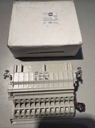 Harting Han ES AV 600V 0933 0244739.00 Buchseneinsatz / 16A 500V HS120