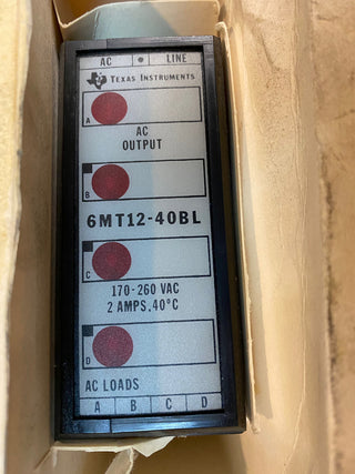 Texas Instruments 6MT12-40BL Output-Modul 170-260VAC SPS1