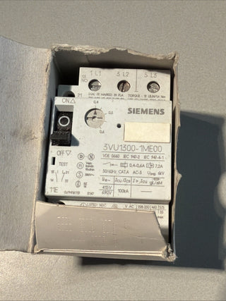 Siemens 3VU1300-1ME00 3VU13 00-1ME00 Leistungsschalter -415V-690V,2