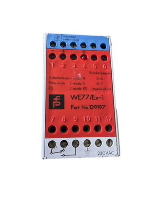 PEPPERL+FUCHS WE77/Ex1 Trennschaltverstärker (gebraucht,2