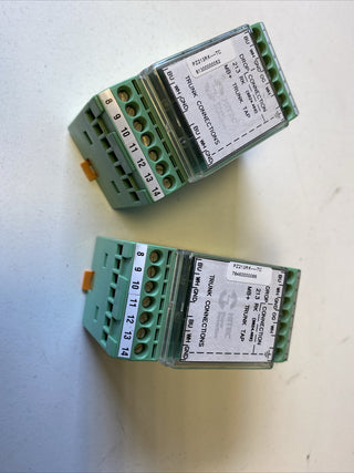 2x PHOENIX CONTACT PZ213RK-TC | Modbus Plus MB+ Trunk Tap | Gebraucht10