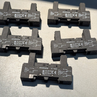 5X Schrack Relaissockel RT78625 relay socket Relaisfassung 12A 300VAC6
