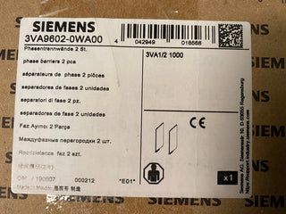 Siemens 3VA9602-0WA00 Phasentrennwände (2 Stück) – NEU & OVP2