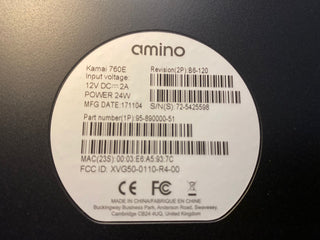 Amino Kamai 7E IPTV TV Receiver Set-Top-Box neu1