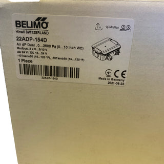 Belimo 22ADP-154D Differenzdrucksensor Luft – Dual-System – Modbus – NEU & OVP1