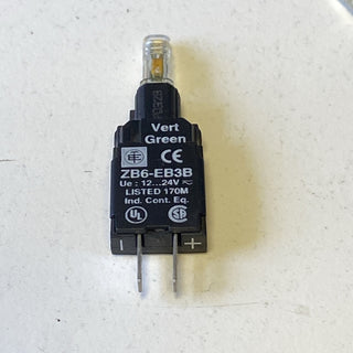5x Lampenfassung, ZB6, grün Integral LED, 12-24 V4