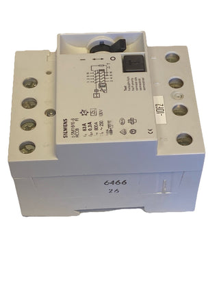 Siemens 5SM1646-6 VFI-Schutzschalter 230V bis 400V 4polig IP40 100A1