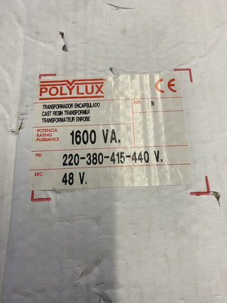 Polylux Steuertransformator 1,6kVA | 220V-440V auf 48V | Spannungswandler NEU0