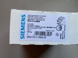 Siemens SIRIUS 3RV1011-0GA10 Leistungsschalter Motorschutzschalter S00 0,45-0,631