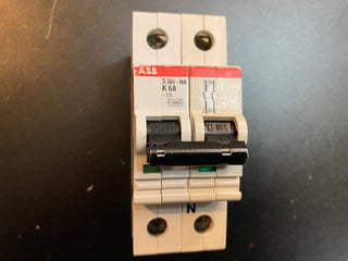 ABB S282-K6A Leitungsschutzschalter | 2-polig | Charakteristik K | 6A | Gebrauch0