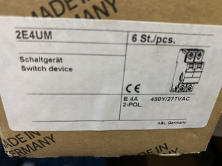 ABL Sursum 2E4UM Leitungsschutzschalter – 2-polig – Charakteristik E – 4A – NEU0