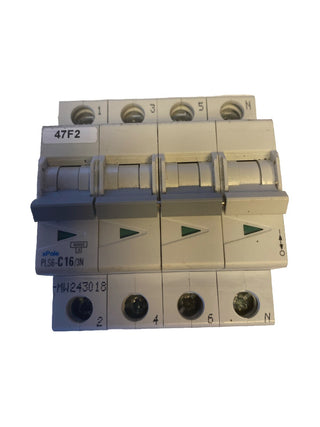 Eaton 243018 PLS6-C16/3N-MW Leitungsschutzschalter C16 16A 3+N LS-Schalter geb1