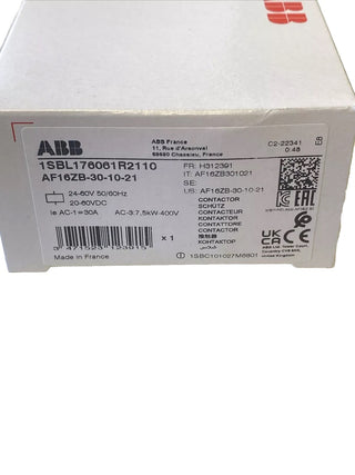 ABB Leistungsschütz AF16ZB-30-10-21 | 1SBL176061R2110 | 24-60V AC/DC | NEU & OVP1
