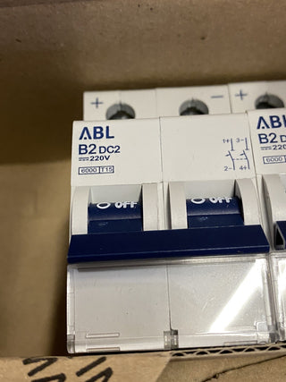 ABL Sursum B3DC2 Leitungsschutzschalter B3 3A 2-polig 220V DC – neu0