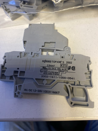 15x WAGO 2002-1611/1000-541 Sicherungsklemme mit LED 12-30V – NEU2
