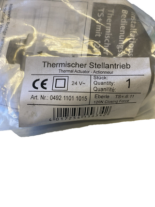 Eberle TS+ 6.11 120N thermischer Stellantrieb 24V (Modell: 049211011015)