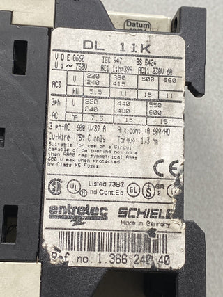 Schiele DL 11K Schütz 230V1