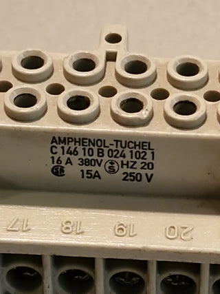 Amphenol C146 10B024 002 1-1 Heavy|mate Buchseneinsatz geb0